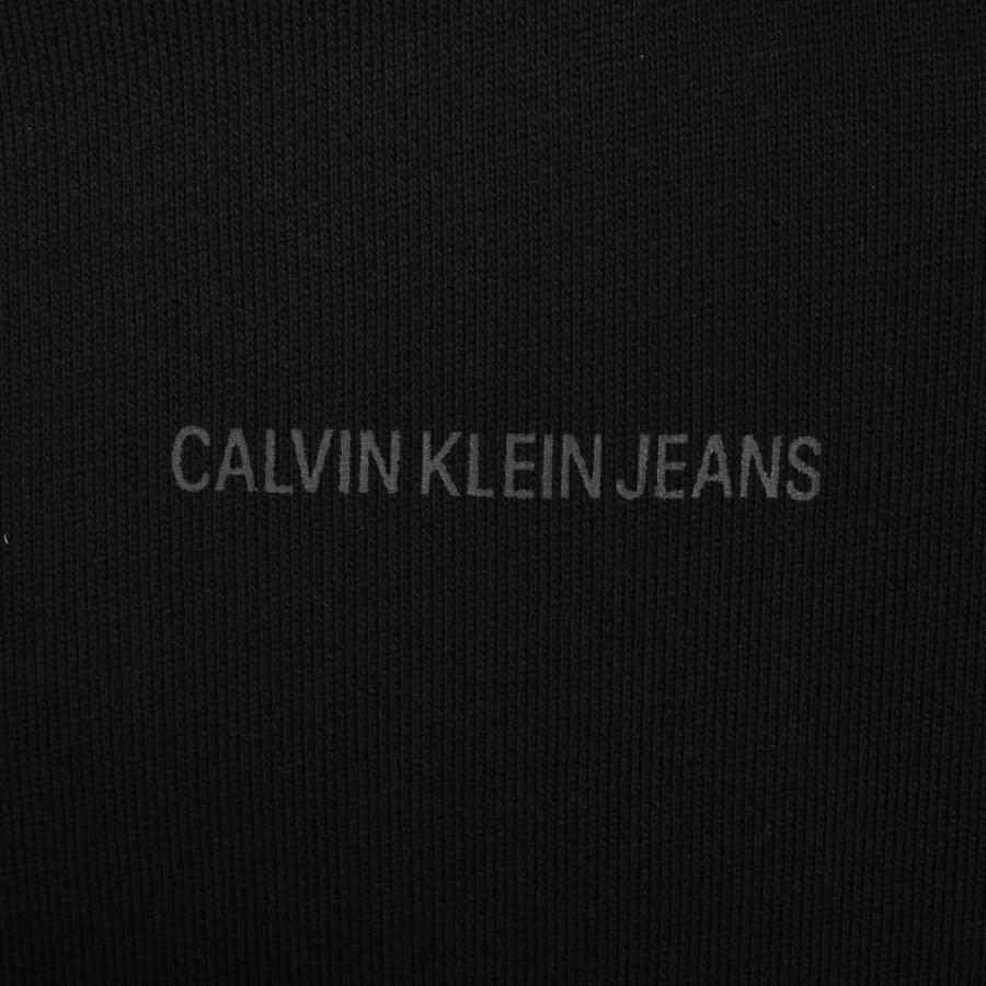 Alternative Image for ProductCalvin Klein Jeans Jacquard Hoodie Black3